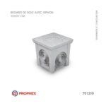 REGAR DE SOL AVEC SIPHON30/30CM